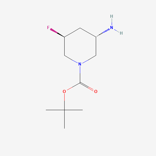 trans-tert-Butyl 3-amino-5-fluoropiperidine-1-carboxylate