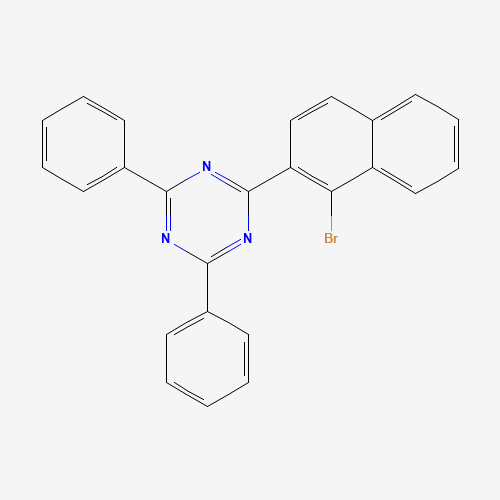 2-(1-Bromonaphthalen-2-yl)-4,6-diphenyl-1,3,5-triazine