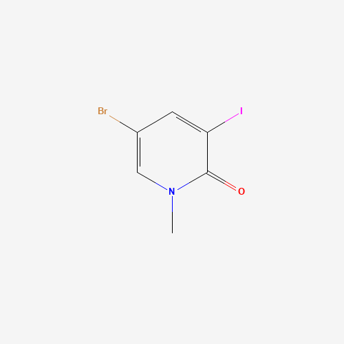 5-Bromo-3-iodo-1-methylpyridin-2(1H)-one