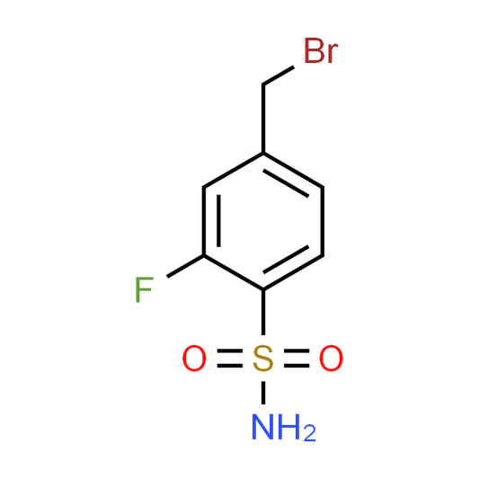 4-(Bromomethyl)-2-fluorobenzenesulphonamide
