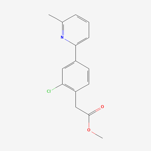 Methyl 2-(2-chloro-4-(6-methylpyridin-2-yl)phenyl)acetate