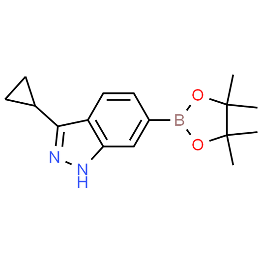 3-Cyclopropyl-6-(4,4,5,5-tetramethyl-1,3,2-dioxaborolan-2-yl)-1H-indazole