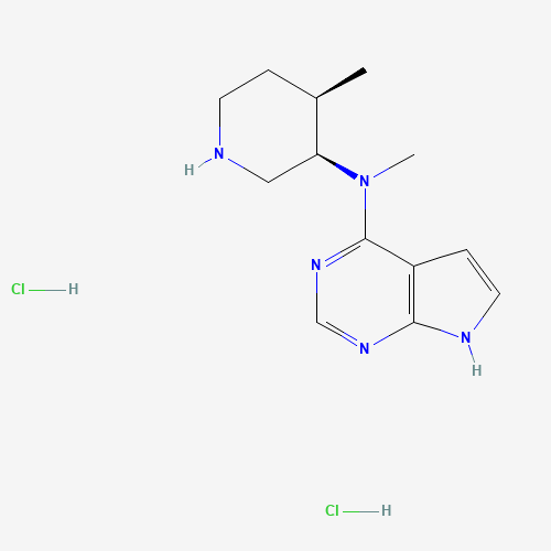 N-Methyl-N-((3R,4R)-4-methylpiperidin-3-yl)-7H-pyrrolo[2,3-d]pyrimidin-4-amine dihydrochloride