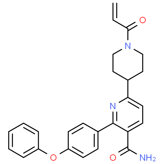 6-(1-Acryloylpiperidin-4-yl)-2-(4-phenoxyphenyl)nicotinamide