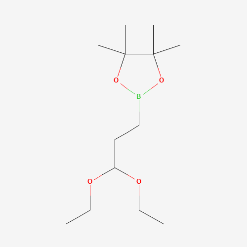 2-(3,3-Diethoxypropyl)-4,4,5,5-tetramethyl-1,3,2-dioxaborolane