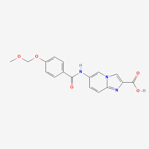 6-(4-(Methoxymethoxy)benzamido)imidazo[1,2-a]pyridine-2-carboxylic acid