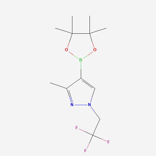3-Methyl-4-(4,4,5,5-tetramethyl-1,3,2-dioxaborolan-2-yl)-1-(2,2,2-trifluoroethyl)-1h-pyrazole