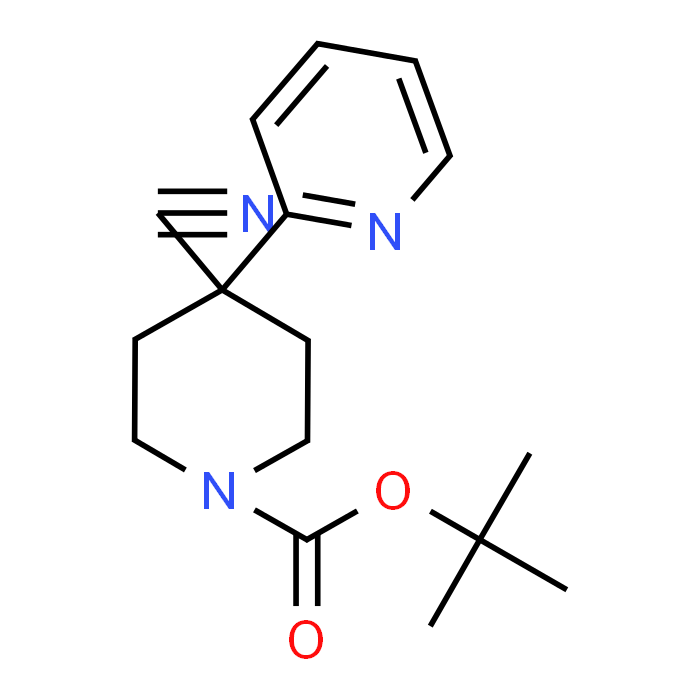 tert-Butyl 4-cyano-4-(pyridin-2-yl)piperidine-1-carboxylate