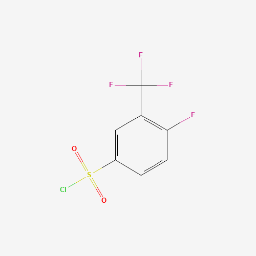 4-Fluoro-3-(trifluoromethyl)benzene-1-sulfonyl chloride