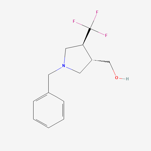 Rel-((3R,4R)-1-benzyl-4-(trifluoromethyl)pyrrolidin-3-yl)methanol
