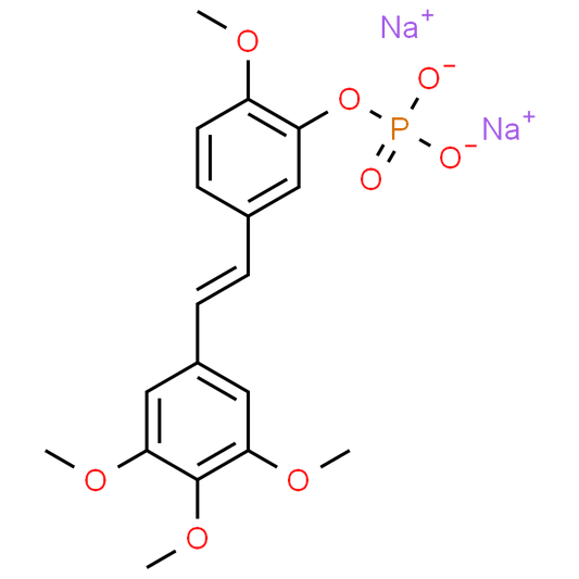 Disodium (Z)-2-methoxy-5-(3,4,5-trimethoxystyryl)phenyl phosphate