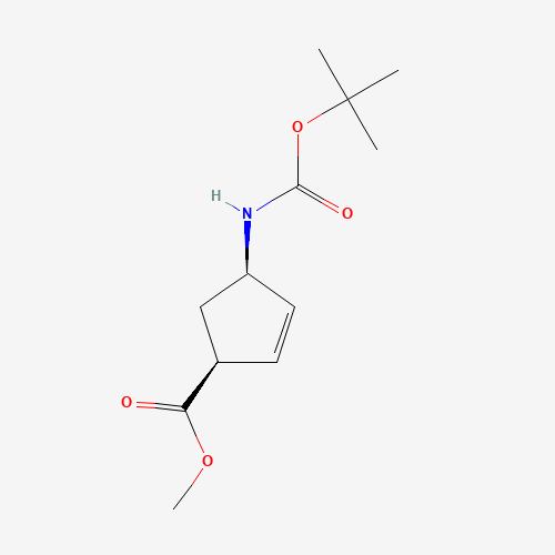 (1S,4R)-Methyl 4-((tert-butoxycarbonyl)amino)cyclopent-2-enecarboxylate