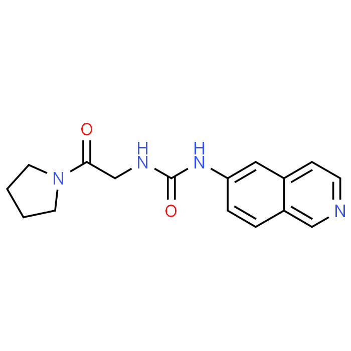 1-(Isoquinolin-6-yl)-3-(2-oxo-2-(pyrrolidin-1-yl)ethyl)urea