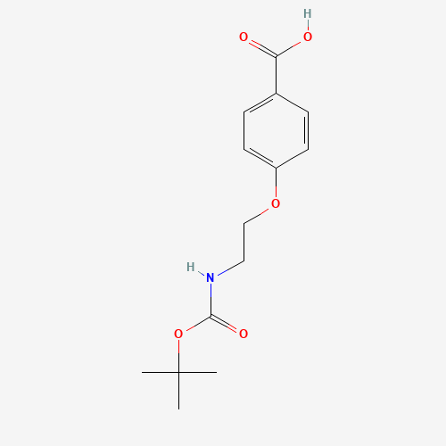 4-(2-((tert-Butoxycarbonyl)amino)ethoxy)benzoic acid