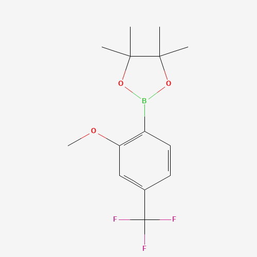 2-(2-Methoxy-4-(trifluoromethyl)phenyl)-4,4,5,5-tetramethyl-1,3,2-dioxaborolane