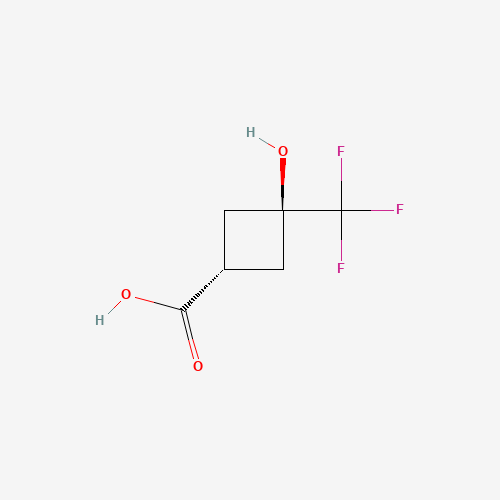 Rel-(1r,3r)-3-hydroxy-3-(trifluoromethyl)cyclobutane-1-carboxylic acid