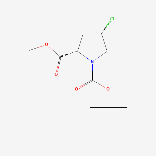 (2S,4S)-1-tert-Butyl 2-methyl 4-chloropyrrolidine-1,2-dicarboxylate