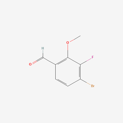 4-Bromo-3-fluoro-2-methoxy-benzaldehyde
