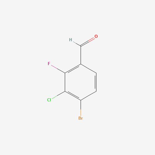 4-Bromo-3-chloro-2-fluorobenzaldehyde