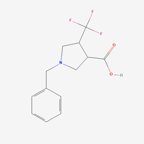 Rel-(3R,4R)-1-benzyl-4-(trifluoromethyl)pyrrolidine-3-carboxylic acid