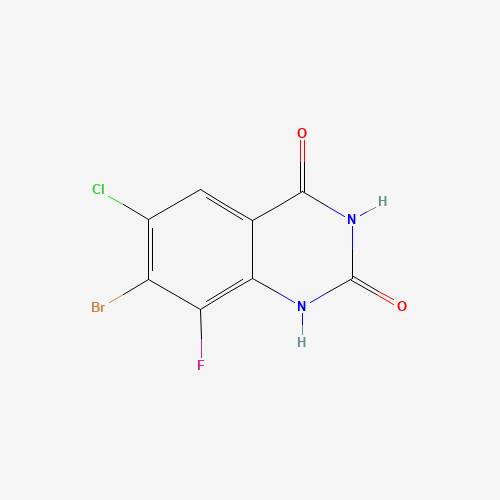 7-Bromo-6-chloro-8-fluoroquinazoline-2,4(1H,3H)-dione