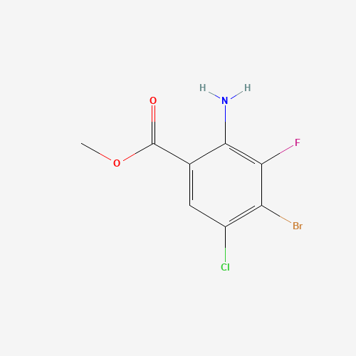 Methyl 2-amino-4-bromo-5-chloro-3-fluorobenzoate