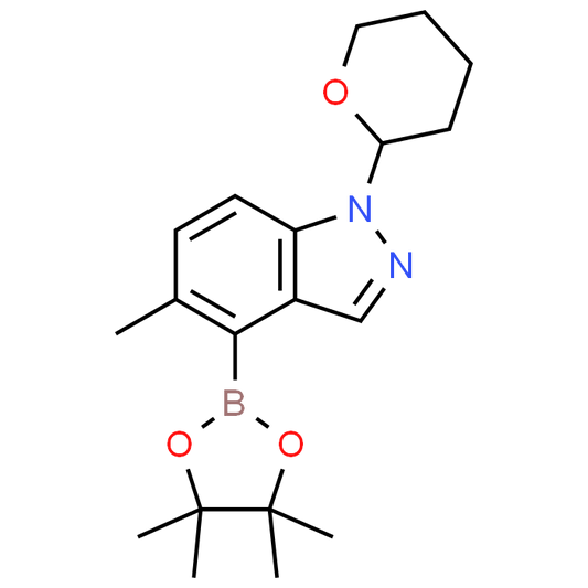 5-Methyl-1-(oxan-2-yl)-4-(4,4,5,5-tetramethyl-1,3,2-dioxaborolan-2-yl)-1H-indazole