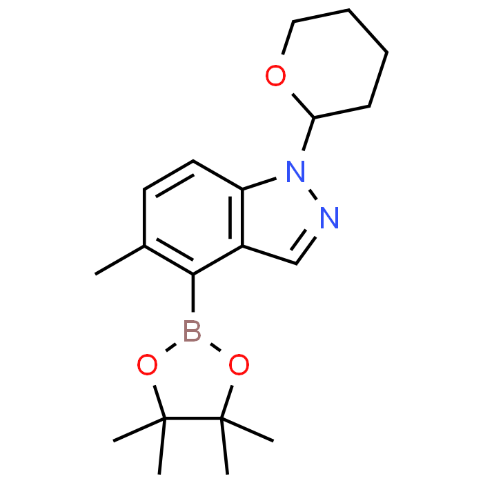 5-Methyl-1-(oxan-2-yl)-4-(4,4,5,5-tetramethyl-1,3,2-dioxaborolan-2-yl)-1H-indazole