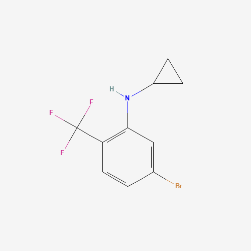 5-Bromo-N-cyclopropyl-2-(trifluoromethyl)aniline