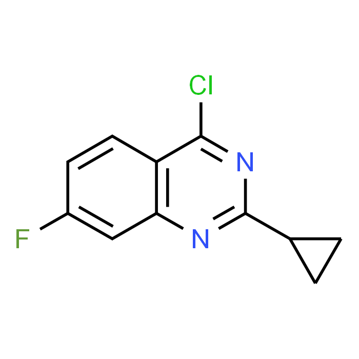 4-Chloro-2-cyclopropyl-7-fluoroquinazoline