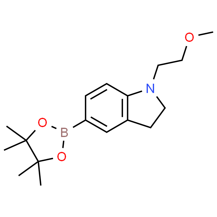 1-(2-Methoxyethyl)-5-(4,4,5,5-tetramethyl-1,3,2-dioxaborolan-2-yl)indoline