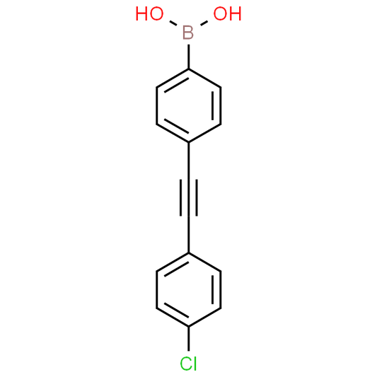 (4-((4-Chlorophenyl)ethynyl)phenyl)boronic acid