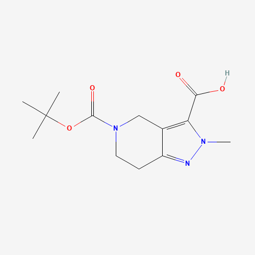 5-(tert-Butoxycarbonyl)-2-methyl-4,5,6,7-tetrahydro-2h-pyrazolo[4,3-c]pyridine-3-carboxylic acid
