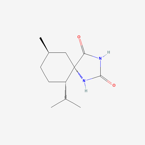 (5S,6S,9R)-6-Isopropyl-9-methyl-1,3-diazaspiro[4.5]decane-2,4-dione