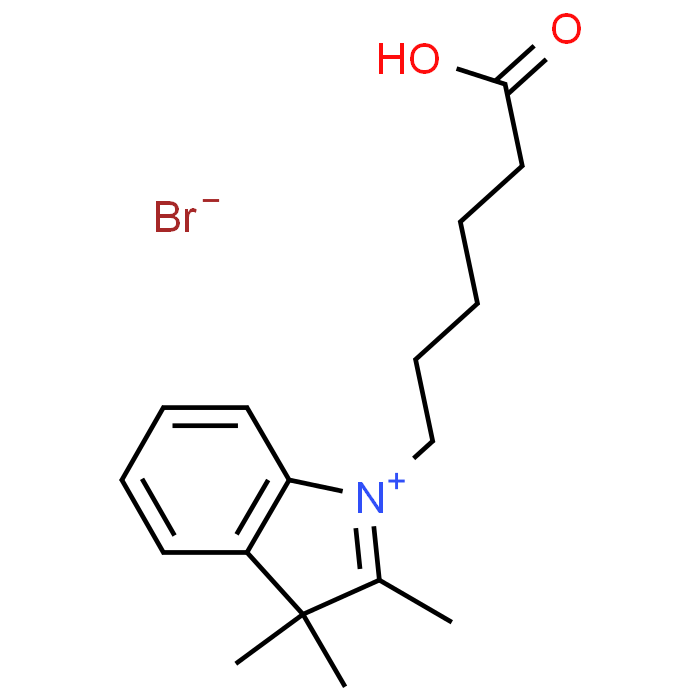 1-(5-Carboxypentyl)-2,3,3-trimethyl-3H-indol-1-ium bromide