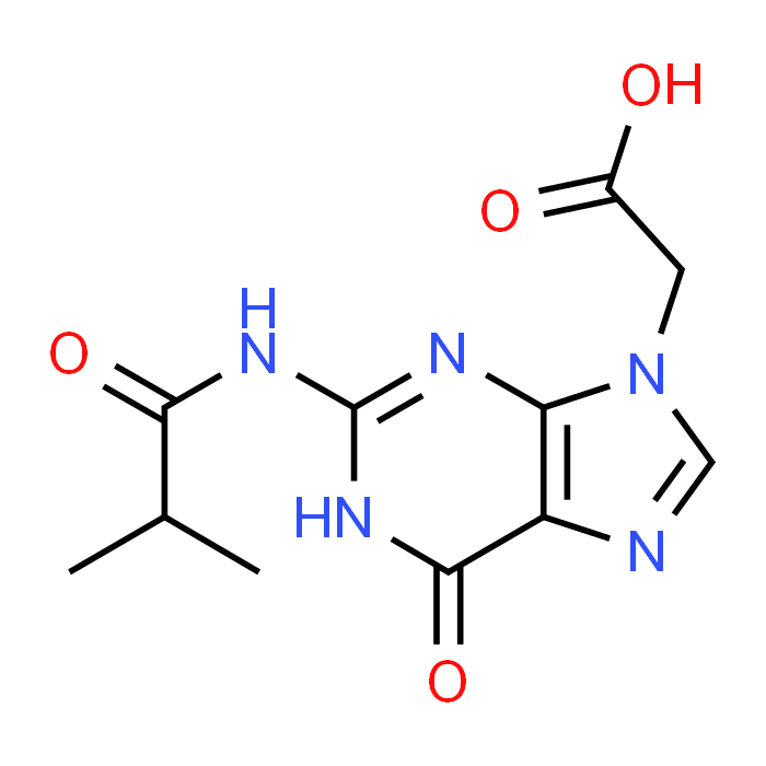 2-(2-Isobutyramido-6-oxo-1H-purin-9(6H)-yl)acetic acid