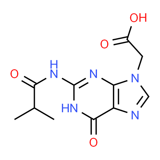 2-(2-Isobutyramido-6-oxo-1H-purin-9(6H)-yl)acetic acid