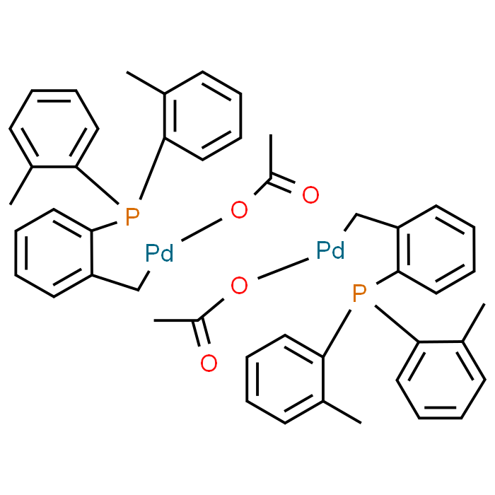 trans-Di-μ-acetatobis[2-[bis(2-methylphenyl)phosphino]benzyl]dipalladium