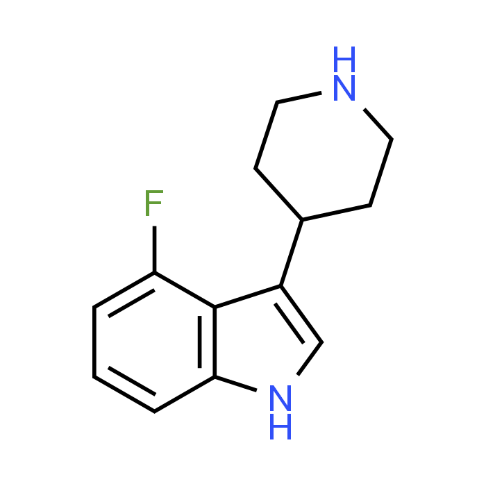 4-Fluoro-3-(piperidin-4-yl)-1H-indole