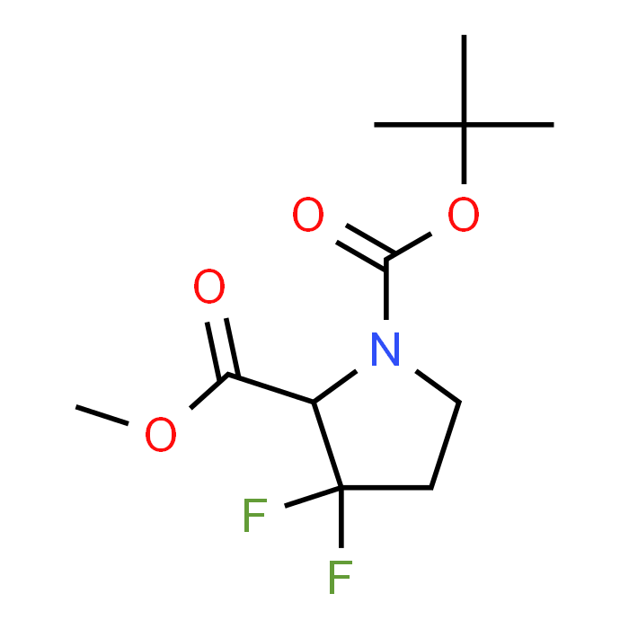 1-tert-Butyl 2-methyl 3,3-difluoropyrrolidine-1,2-dicarboxylate