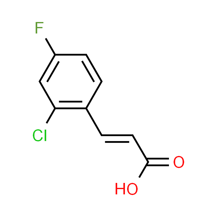 (E)-3-(2-Chloro-4-fluorophenyl)acrylic acid