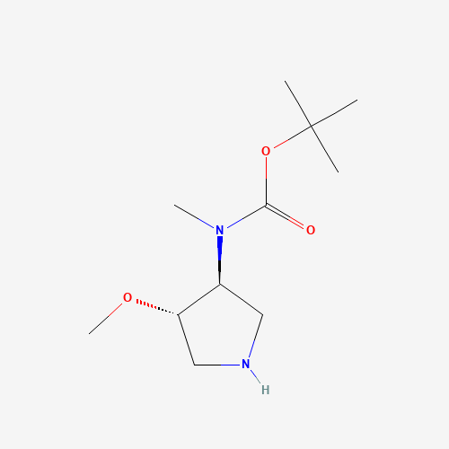 tert-butyl N-[(3S,4S)-4-methoxypyrrolidin-3-yl]-N-methylcarbamate