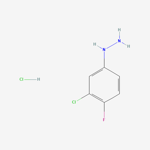 (3-Chloro-4-fluorophenyl)hydrazine hydrochloride