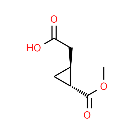 trans-2-(Methoxycarbonyl) cyclopropaneacetic acid