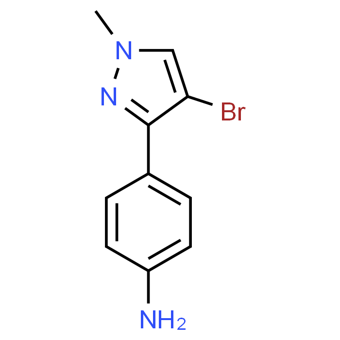 4-(4-Bromo-1-methyl-1H-pyrazol-3-yl)aniline