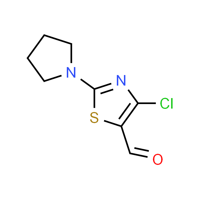 4-Chloro-2-(pyrrolidin-1-yl)thiazole-5-carbaldehyde