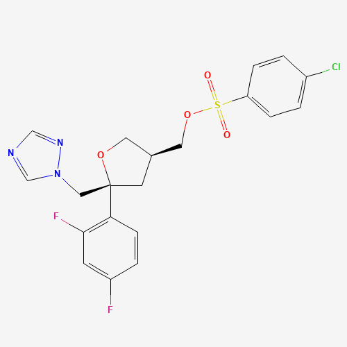 ((3S,5R)-5-((1H-1,2,4-Triazol-1-yl)methyl)-5-(2,4-difluorophenyl)tetrahydrofuran-3-yl)methyl 4-chlorobenzenesulfonate