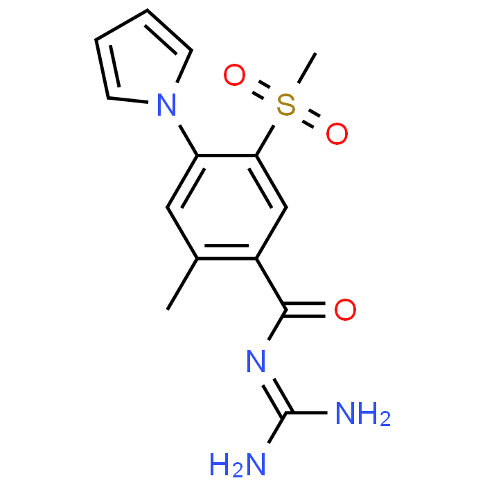 N-Carbamimidoyl-2-methyl-5-(methylsulfonyl)-4-(1H-pyrrol-1-yl)benzamide