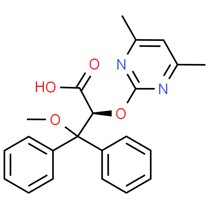 (S)-2-((4,6-Dimethylpyrimidin-2-yl)oxy)-3-methoxy-3,3-diphenylpropanoic acid