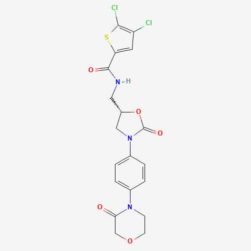 (S)-4,5-Dichloro-N-((2-oxo-3-(4-(3-oxomorpholino)phenyl)oxazolidin-5-yl)methyl)thiophene-2-carboxamide